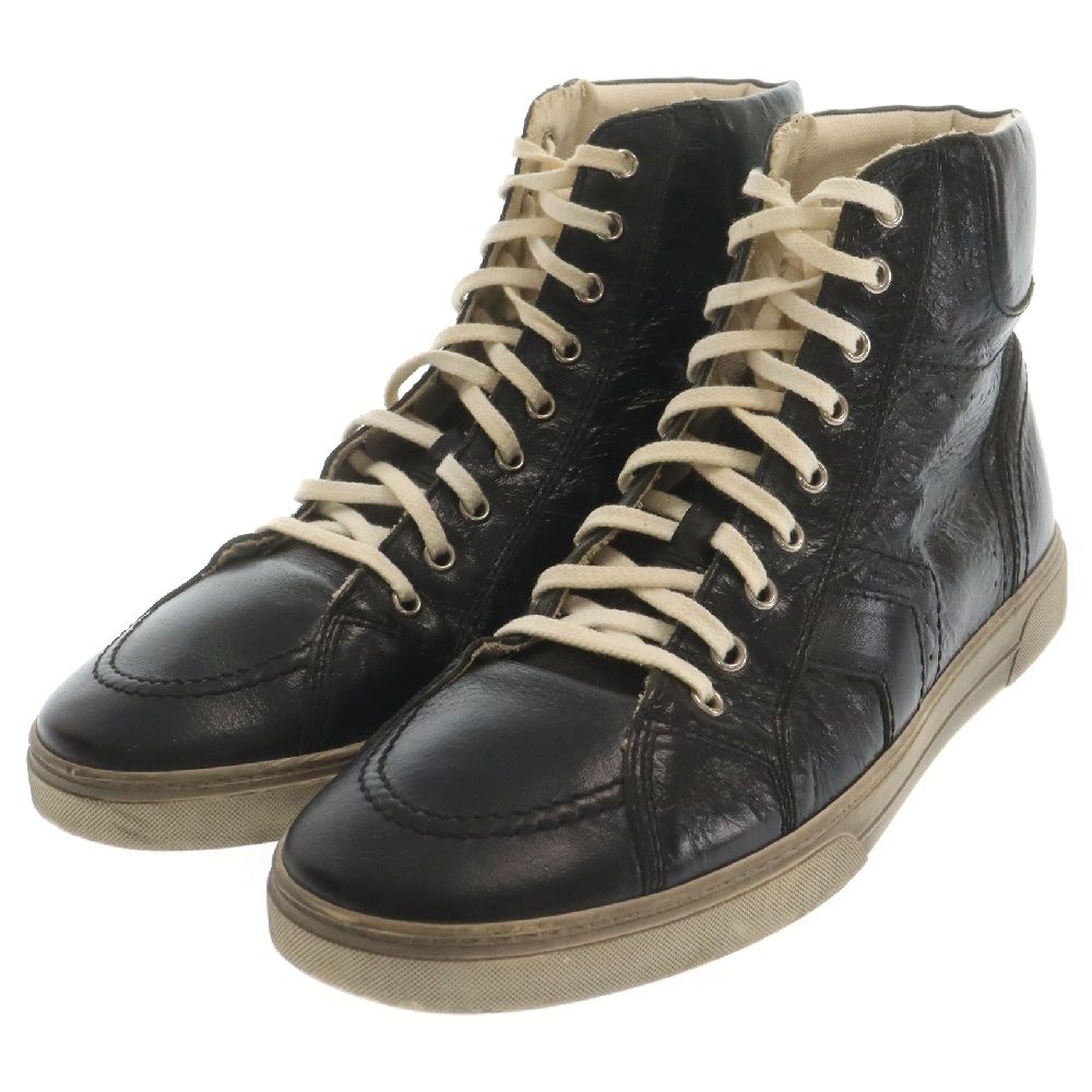 おすすめ☆Saint Laurentツイード ミッドトップ スニーカー Saint Laurent Sl/80 Mid-top Sneakers | italist