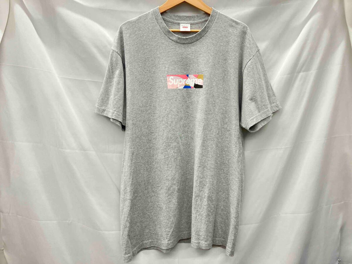 Supreme シュプリーム/半袖Tシャツ/EMILIO PUCCI/ボックスロゴ/グレー/L