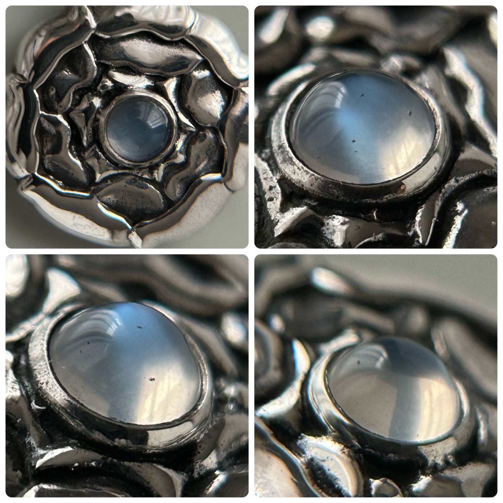 ジョージジェンセン バース ネックレス ペンダント ムーンストーン