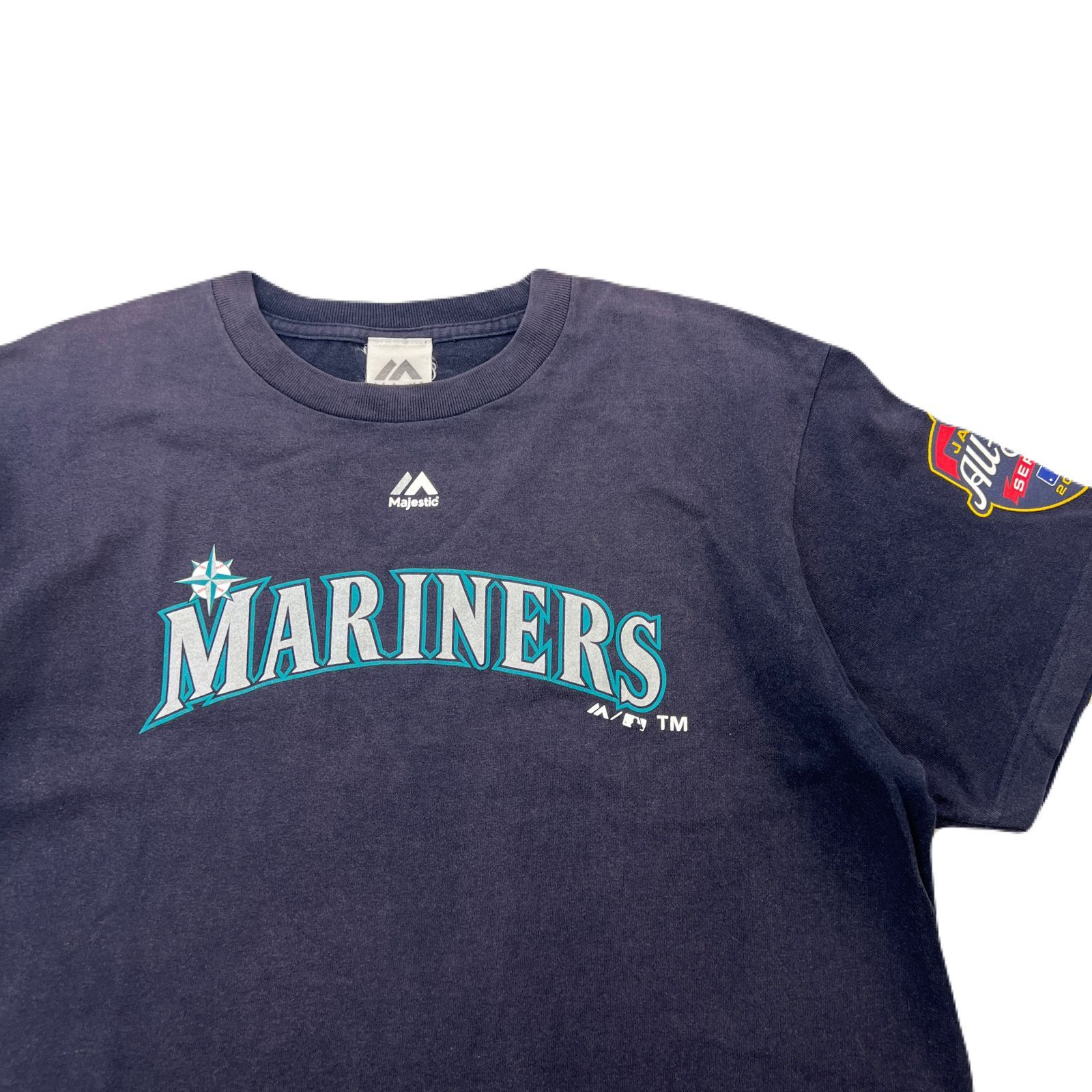 Majestic Tシャツ メンズ フリーサイズ ネイビー 【 MLB グッズ