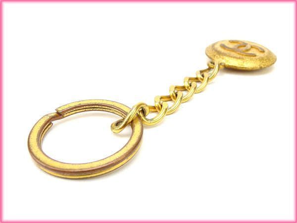 シャネル キーリング ヴィンテージ ココマーク ゴールド CHANEL