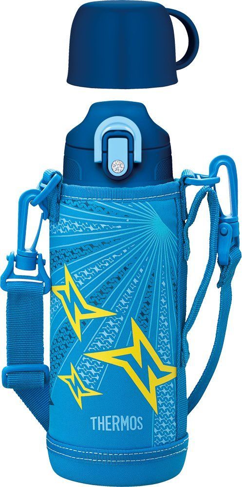 Color ブルー サーモス 真空断熱 2WAYボトル 830ml|800ml ブルーイエロー FHO-800WF BLY