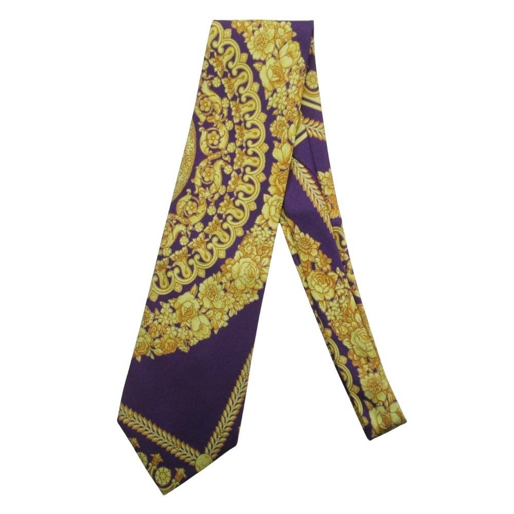 新品同様 GIANNI VERSACE ヴェルサーチ ネクタイ メデューサ