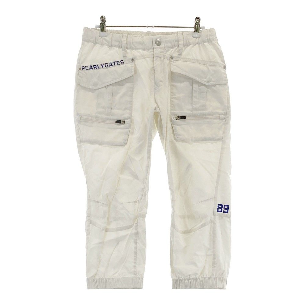新品　パーリーゲイツ　ジョガーパンツ　サイズS ホワイト サイズ：1 PEARLY GATES パーリーゲイツ 七分丈 ジョガーパンツ
