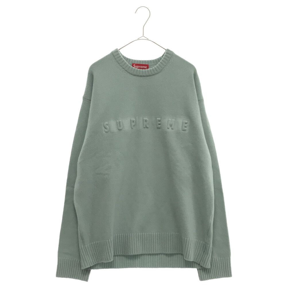 SUPREME (シュプリーム) 22AW Embossed Sweater エンボスロゴニット