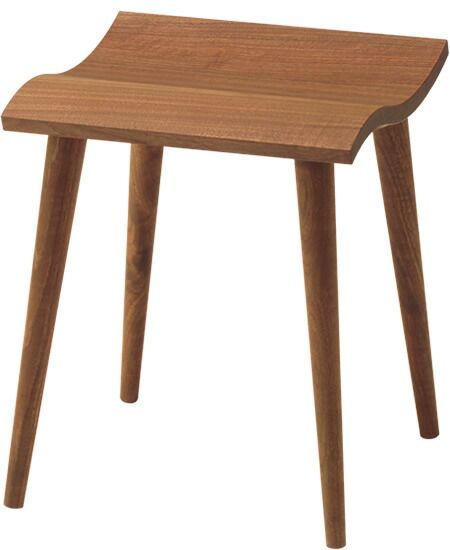 cosin】赤い帽子のキッチンスツール 旭川家具 メープル 天然木 旭川の