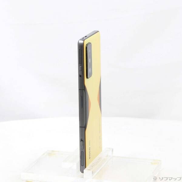 中古品〕 POCO F4 GT 128GB サイバーイエロー 21121210G SIMフリー