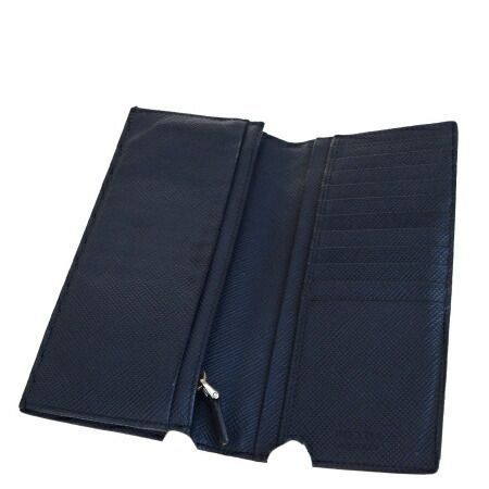 新品】プラダ メンズ 折り財布 ネイビー プラダ PRADA 財布 メンズ