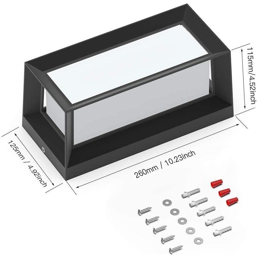 パナソニック LED 玄関灯 ポーチライト 縦型 明るさセンサー 人感センサー付 電球色 HH-SF0012L - 3