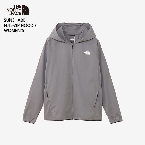 2025 THENORTHFACE NPW22435 ノースフェイス サンシェイドフルジップフーディ レディース UV 紫外線 カット SPスモークドパール S