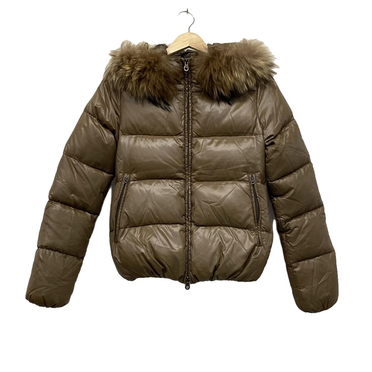 デュベティカ ダウンジャケット ADHARA ブラウンレディース　38 Duvetica ダウンジャケット 38 ブラウン DUVETICA(デュベティカ