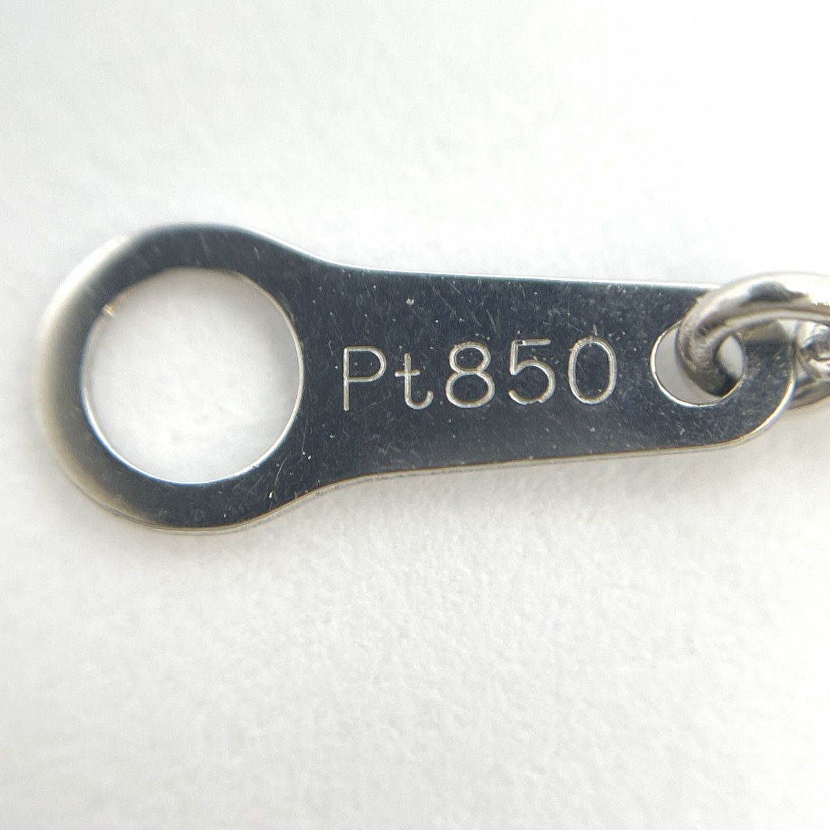 5khe005】喜平 ネックレス Pt850 プラチナ 2面 シングル 60.5cm 10.2g  