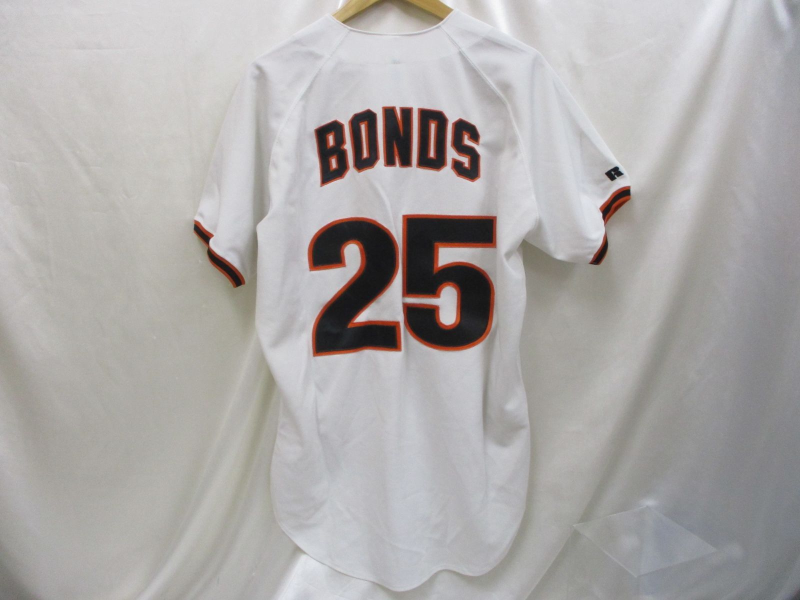 GIANTS BONDS 25 ユニフォーム Giants 25 Barry Bonds Orange Throwback Jersey