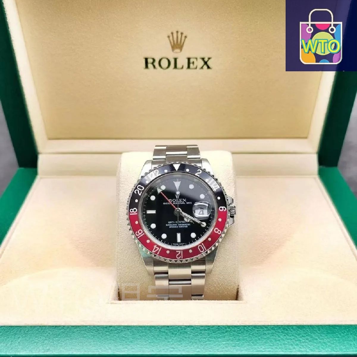 自動巻きGMT ブレスレット刻印あり 時計カスタム 激安 ウオッチ