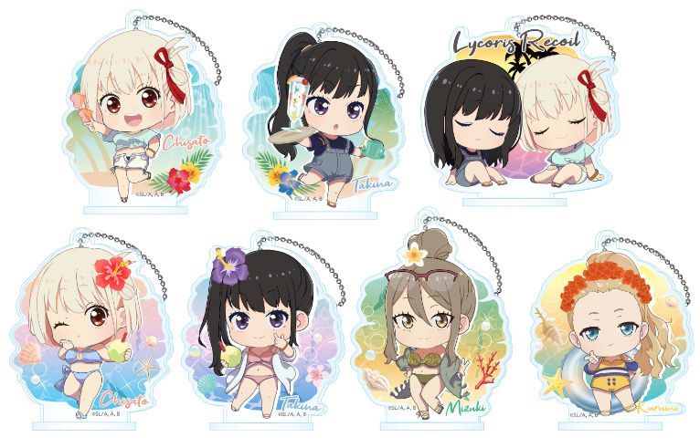 【新品・公式】リコリス・リコイル とじコレ アクリルキーチェーン 1BOX 公式グッズ colleize コレイズ