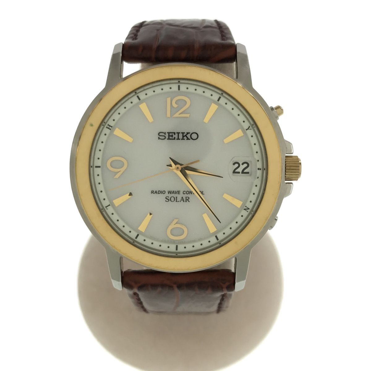 美品 腕時計 セイコー SEIKO 7b52 ソーラー メンズ 時計 SEIKO