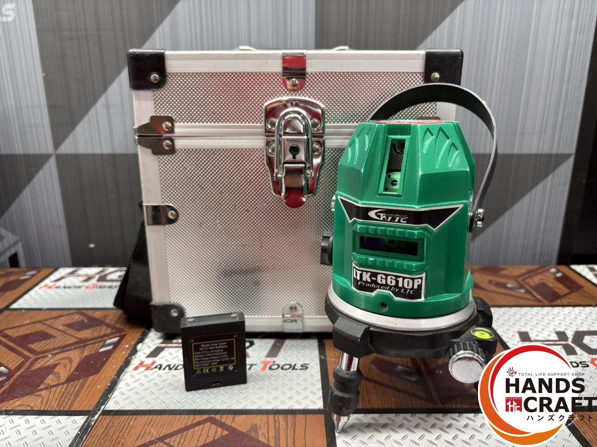 〇LTC テクノ LTK-G610P 墨出し器 ケース・バッテリ付き 配送 ※未校正の