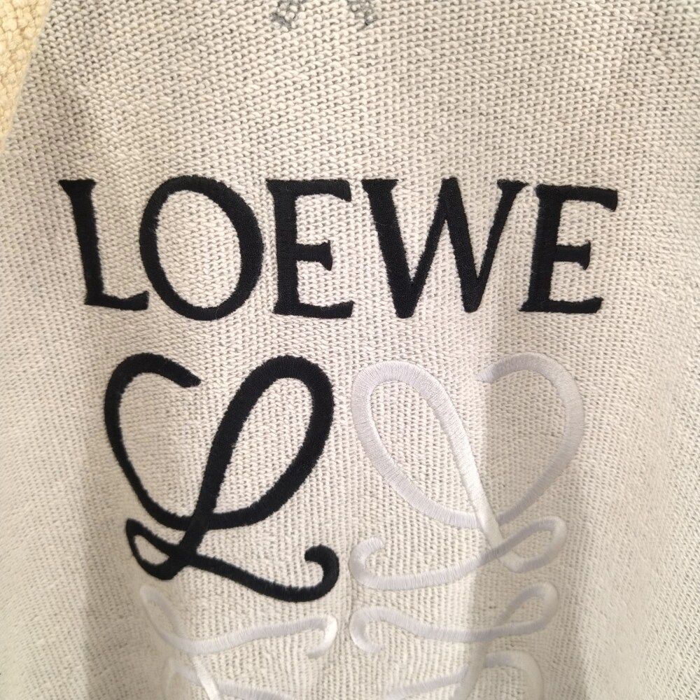LOEWE (ロエベ) 21SS Insideout Anagram Embroidery Hoodie in Cotton 
