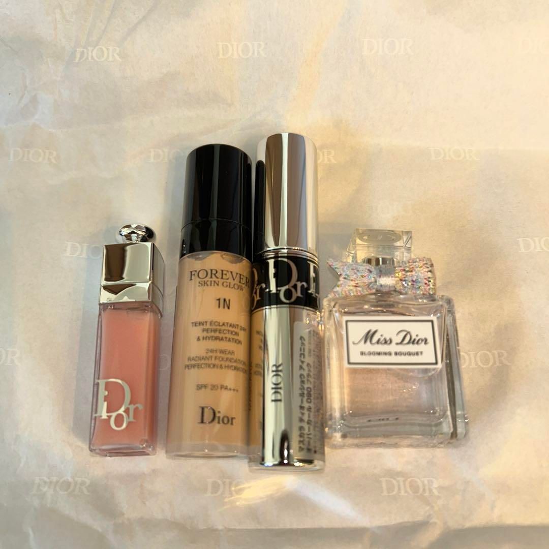 DIOR クラッチバッグ型ピンクポーチ＆ミニチュア DECORATOM_COM_BR