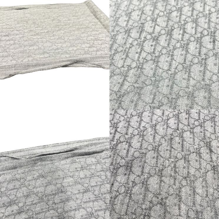 Christian Dior グレー マフラー 中古】 Christian Dior クリスチャン