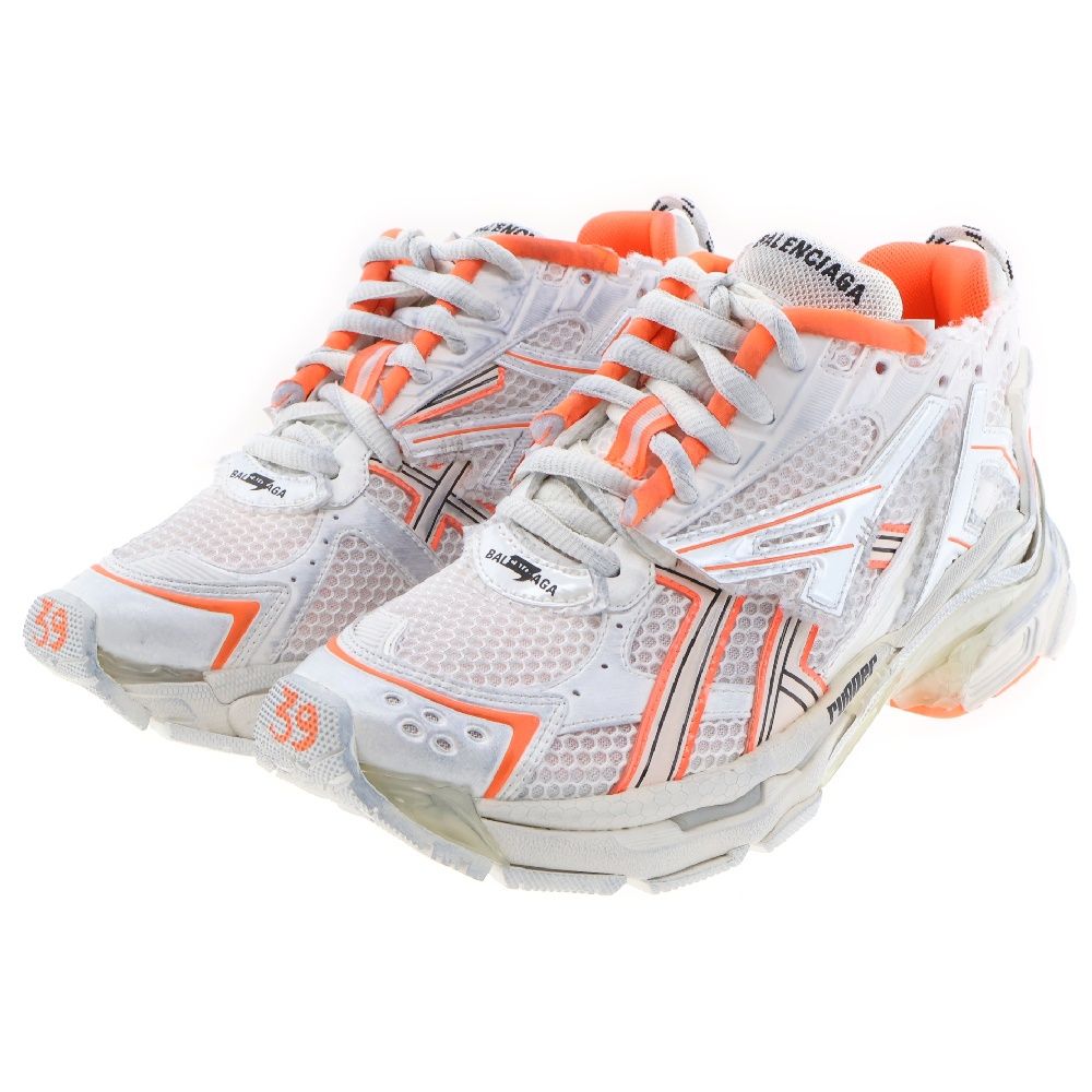 BALENCIAGA Runner スニーカー ホワイト/オレンジ