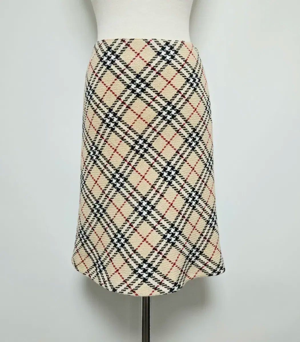 BURBERRY バーバリー ベージュ ノヴァチェック ミディ スカート