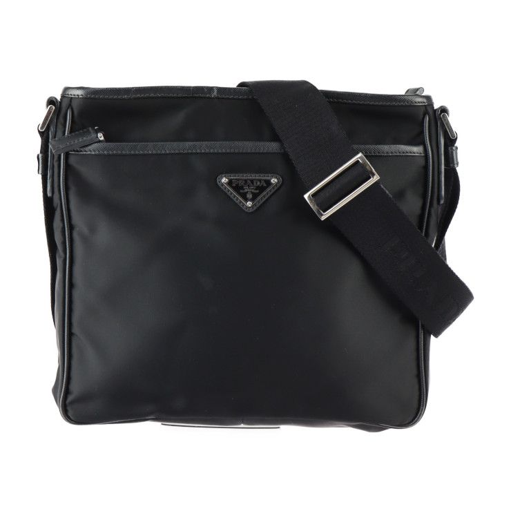 PRADA ショルダーバッグ ナイロン ブラック