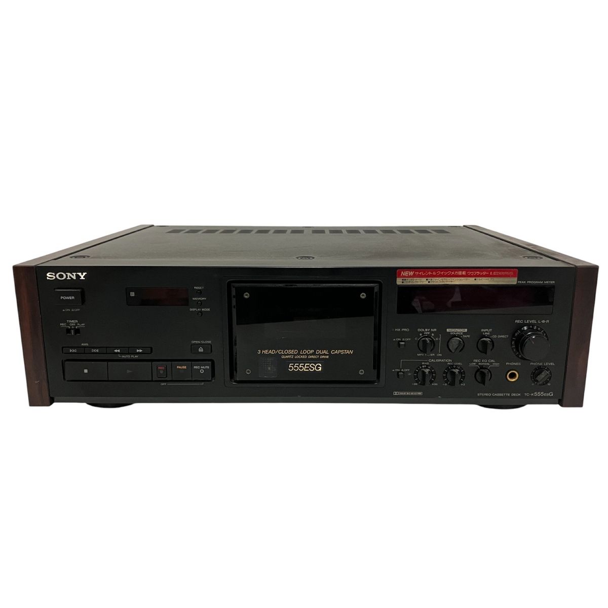 SONY TC-K555ESG ステレオ カセットデッキ テープレコーダー ジャンク B10504836