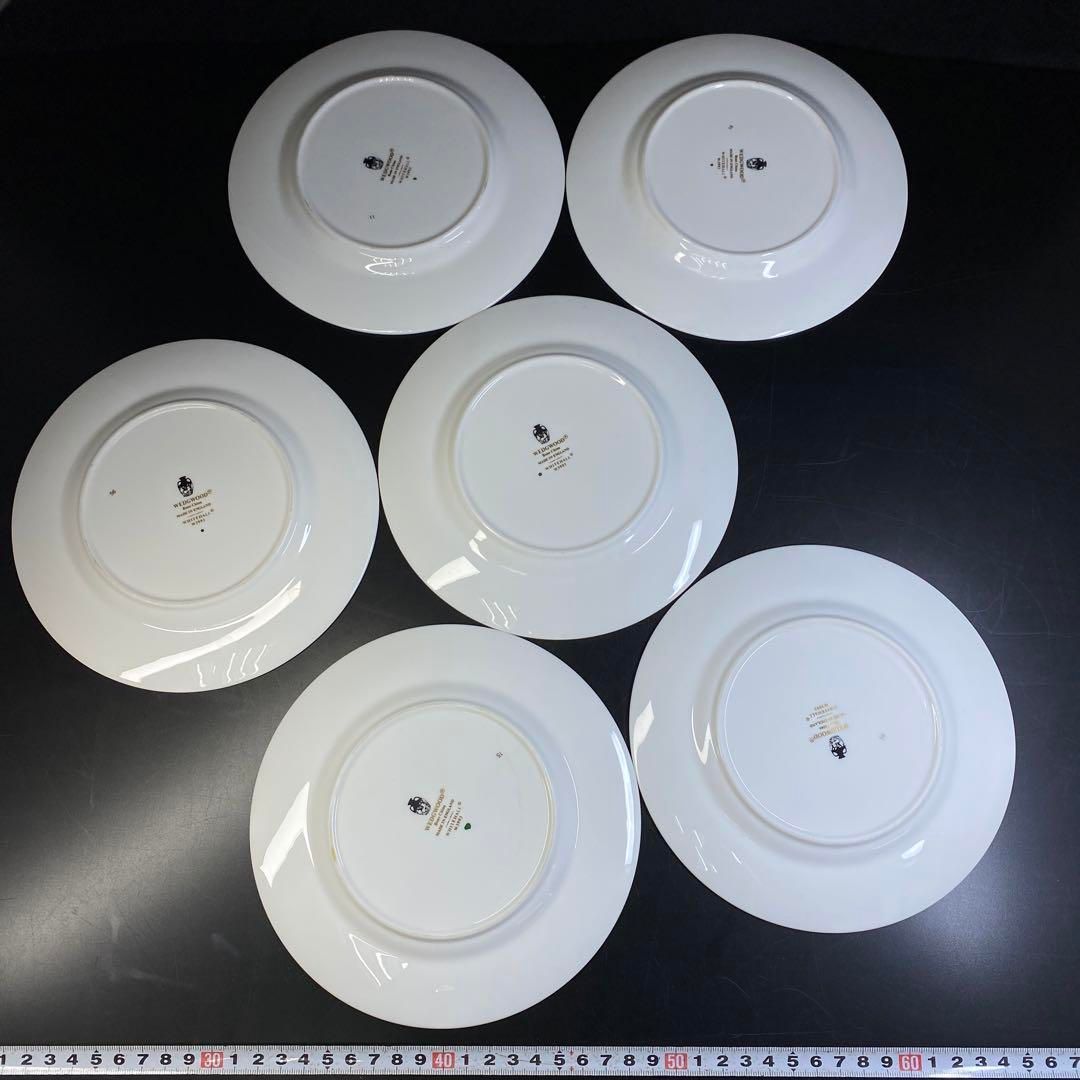 ウェッジウッド ホワイトホールパウダーブルーデザートプレート6枚