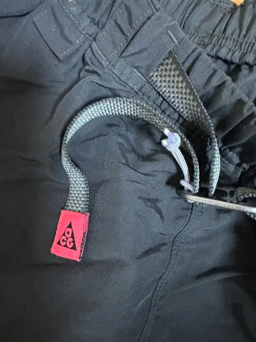 NIKE ACG ブラック ワイドパンツ ドローストリング POST JUNK / 00's NIKE ACG Straprunner VI Sandal [US 9]