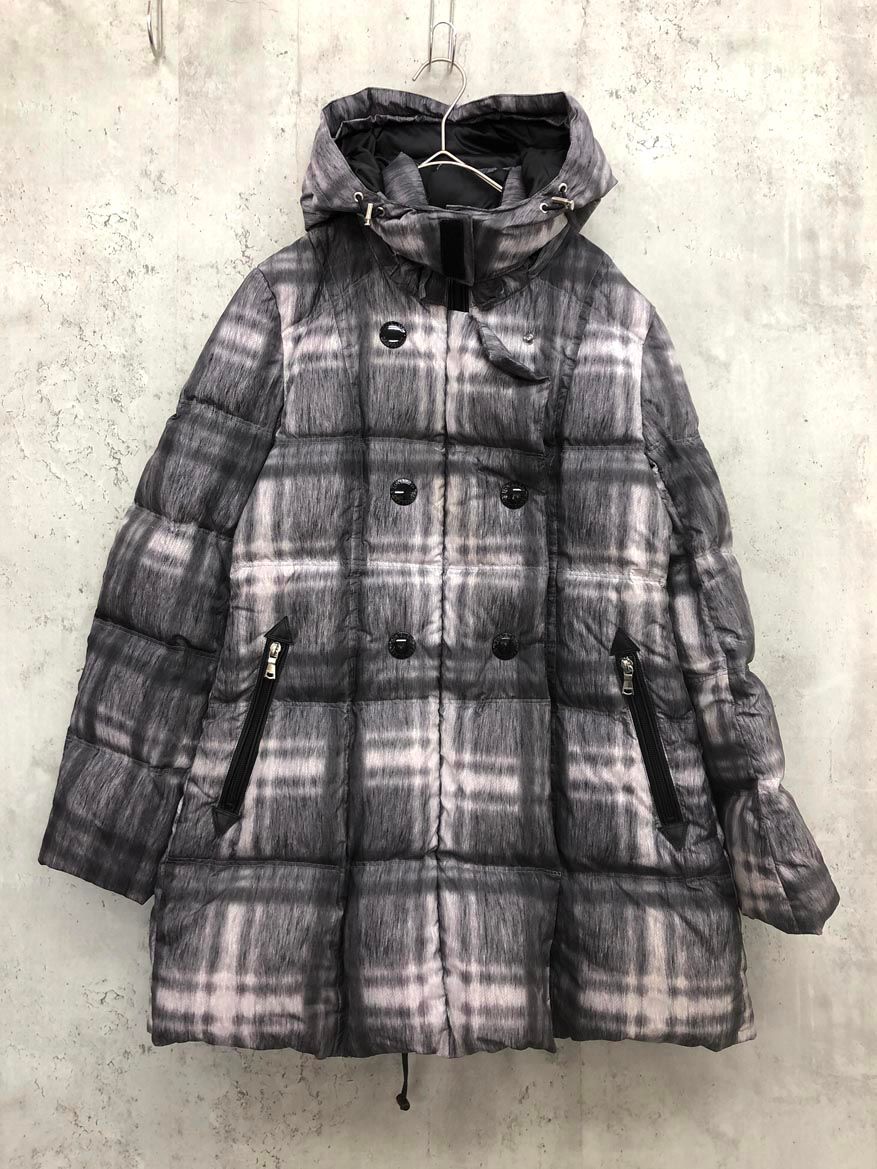 LOVELESS ラブレス 三陽商会 ホワイトグース キルティング ダウン コート size34|グレー系 ◆ ◎レディース