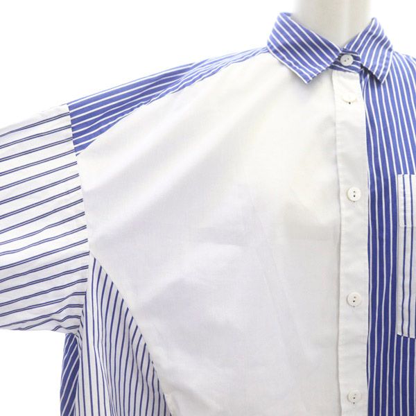 ナゴンスタンス　半袖シャツ volume sleeves shape shirt