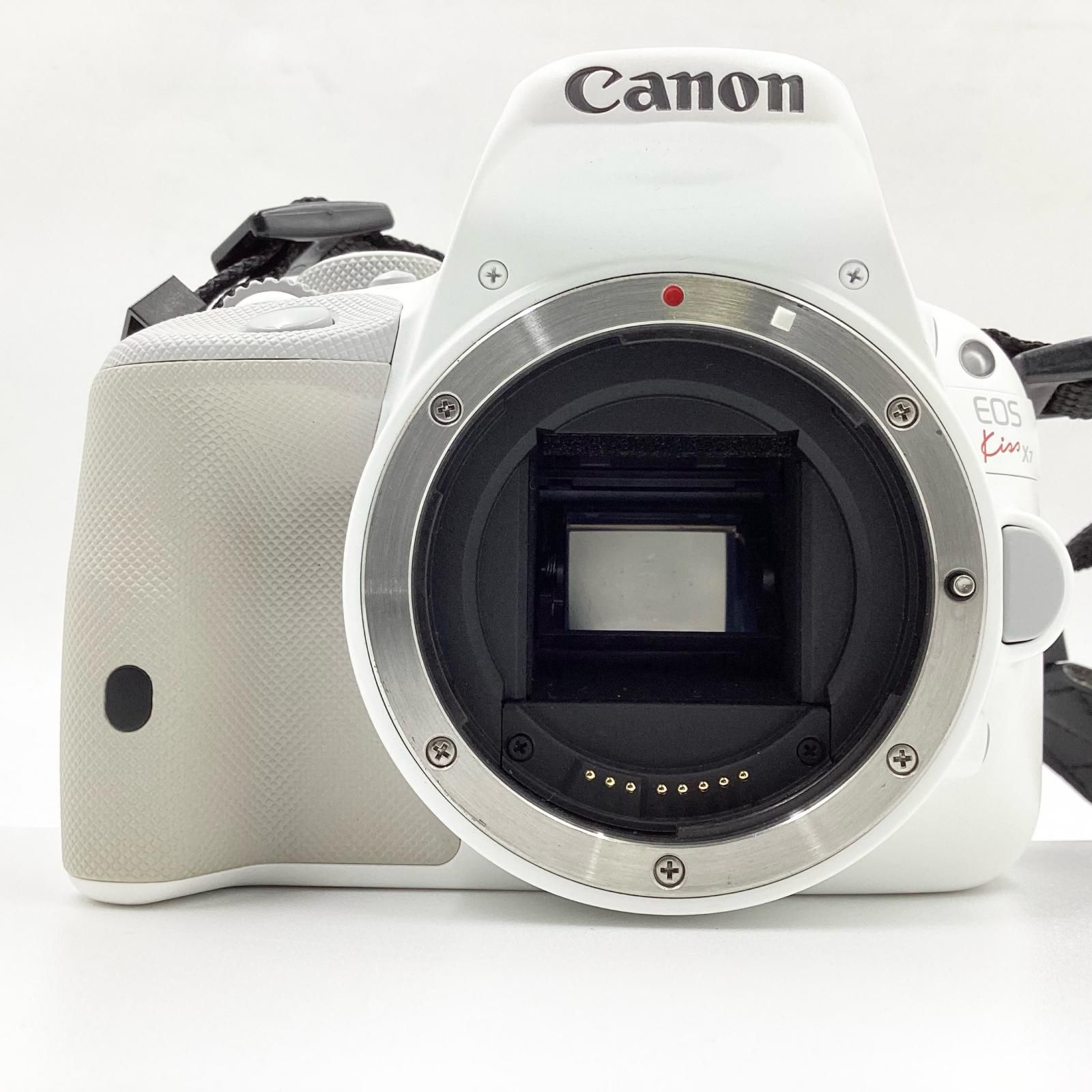 全額返金保証】【最速発送】Canon デジタル一眼 EOS Kiss X7 ボディ ホワイト 動作確認済 シャッター1739回 - メルカリ