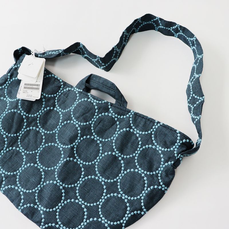 ✩かな✩ミナペルホネン　2wayショルダーバッグ タンバリン　ネイビー ✩かな✩ミナペルホネン 2wayショルダーバッグ タンバリン ネイビー