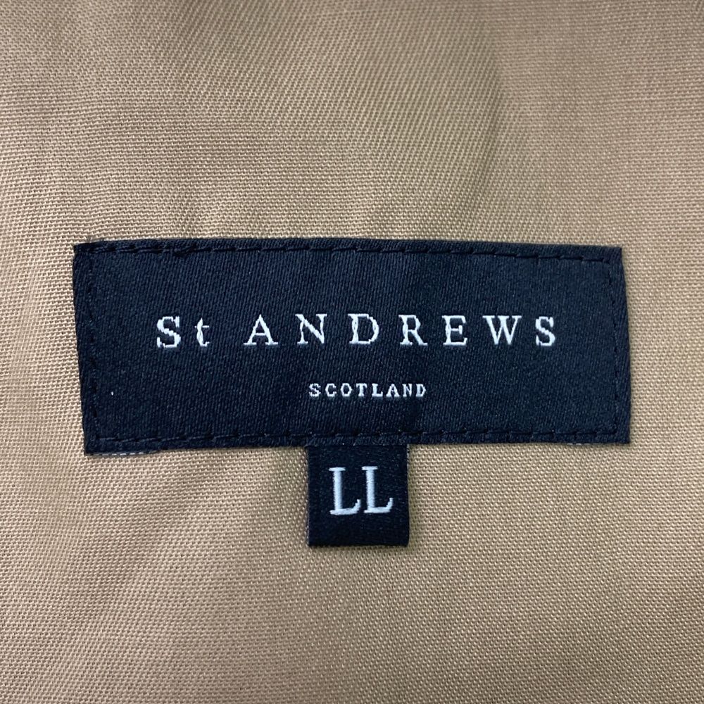 サイズ：LL ST ANDREWS セントアンドリュース  ストレッチパンツ  ホワイト系 [240101484228] ゴルフウェア メンズ ストスト St ANDREWS セントアンドリュース パンツ メンズ サッカー
