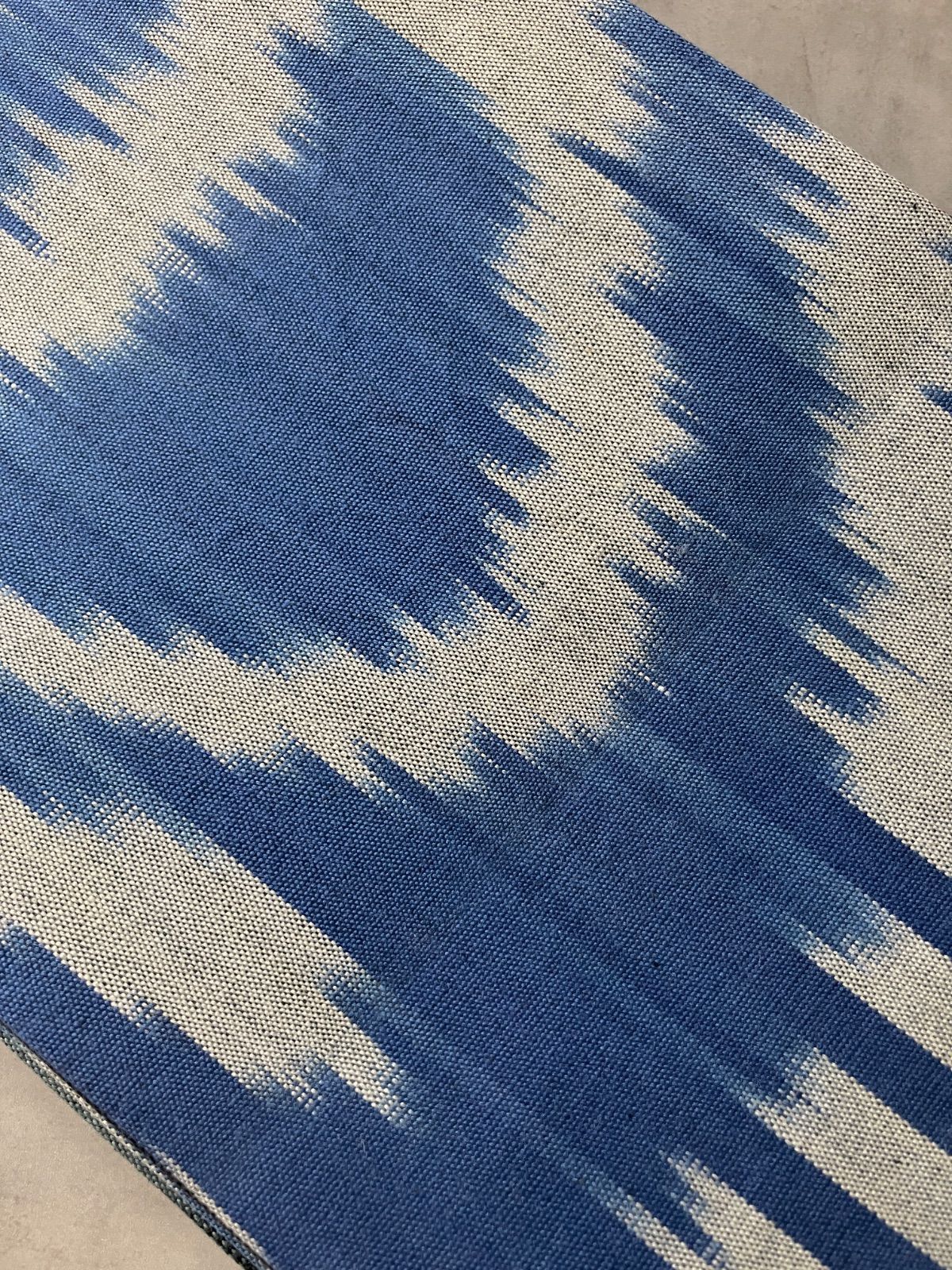 リバーシブル半幅帯 ストームブルー