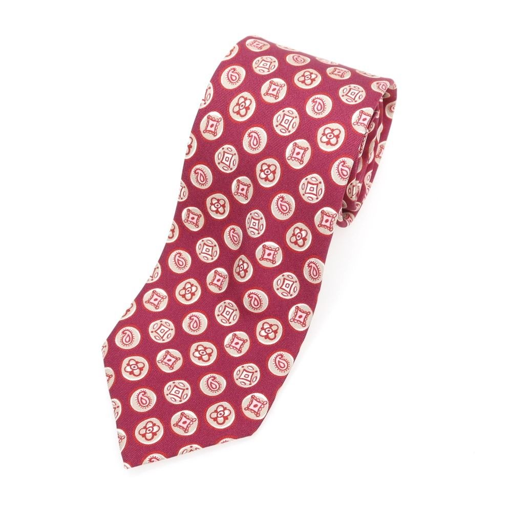 FRANCO BASSI for BEAMS F花柄ネクタイ FRANCO BASSI ( フランコバッシ