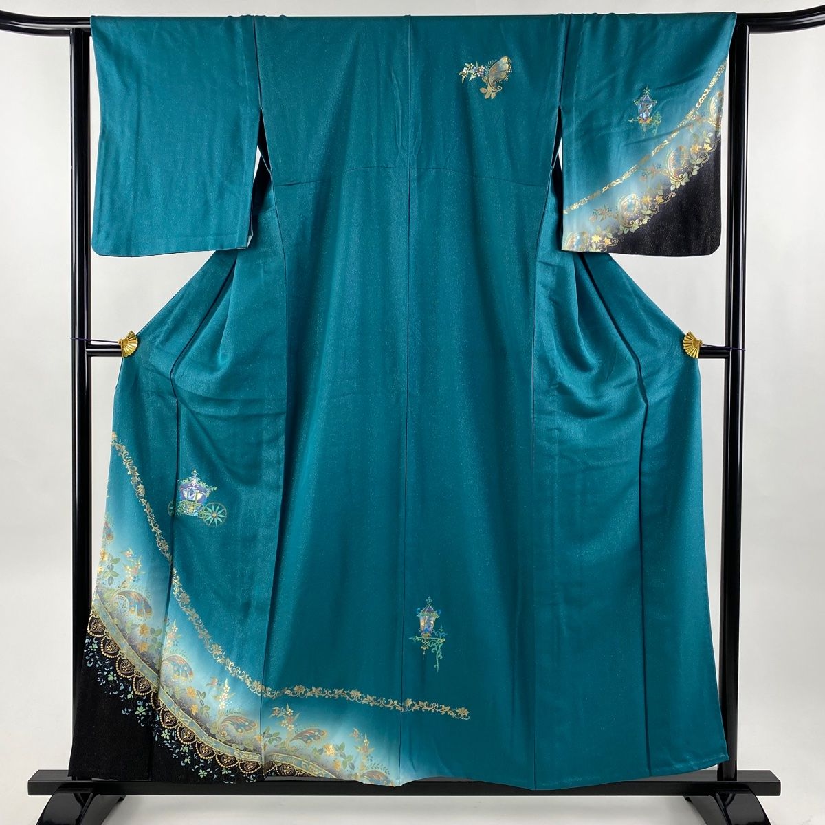 付下げ 身丈160.5cm 裄丈65.5cm 正絹 美品 名品 【中古】（訪問着 身丈  