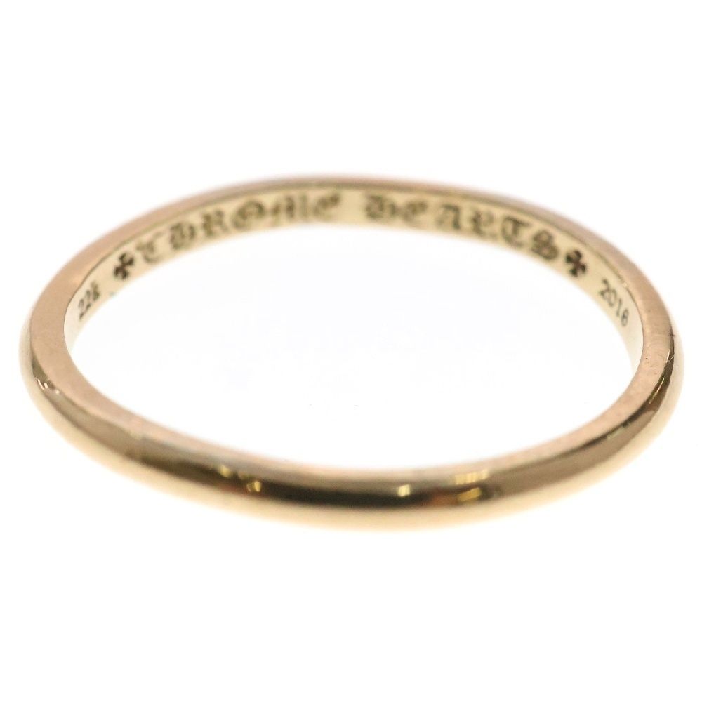 CHROME HEARTS ゴールドリング　ウェディング クロムハーツバブルガムリングウェディング22K