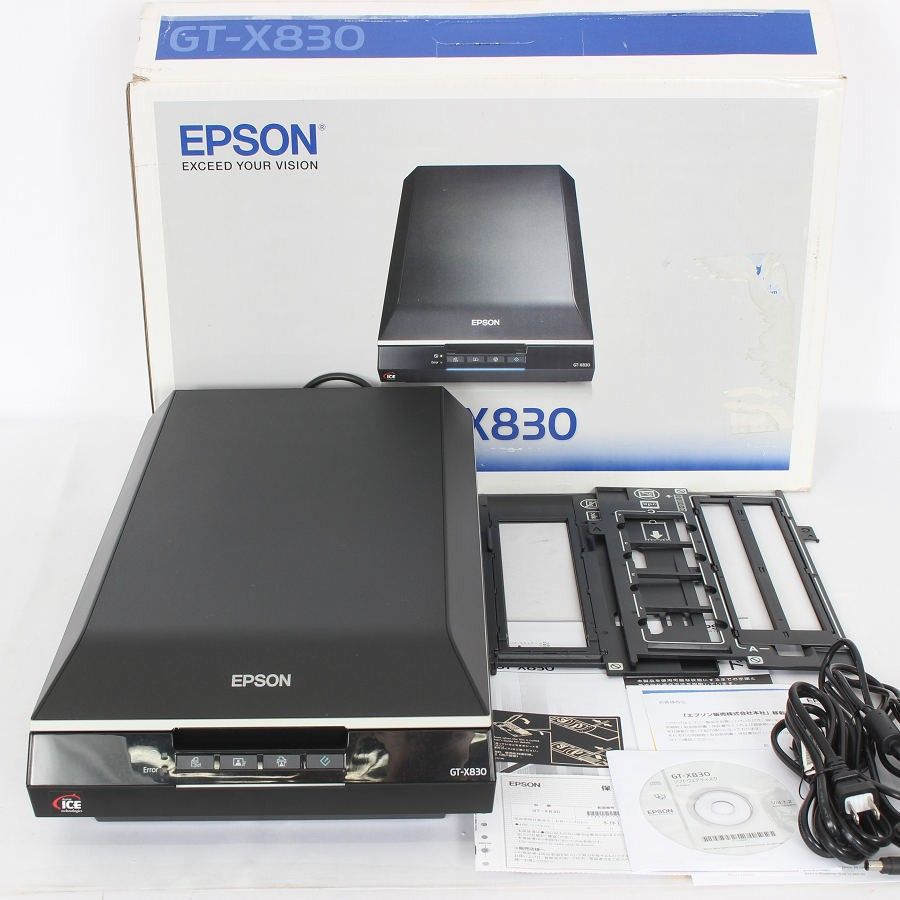 EPSON Colorio GT-X830 フラットベッド A4 スキャナー 6400dpi エプソン カラリオ 本体
