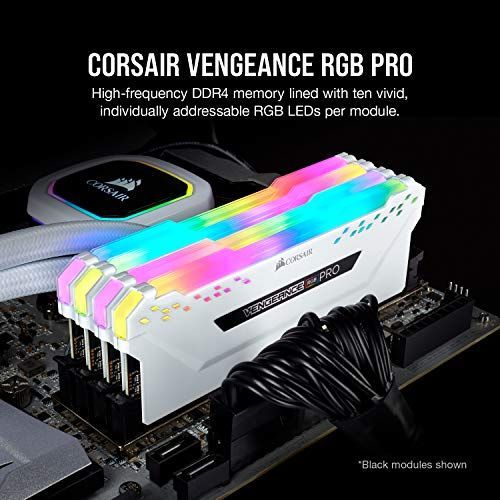 ホワイト_16GB(8GB×2枚)_3200MHz_VENGEANCE RGB PRO CORSAIR DDR4