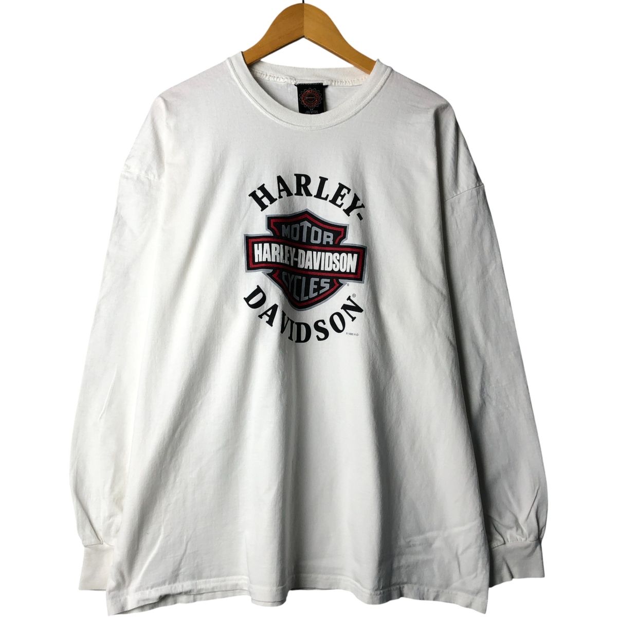 古着 90年代 ハーレーダビッドソン Harley-Davidson モーターサイクル ロングTシャツ ロンT 2X メンズXXL相当|eaa591545