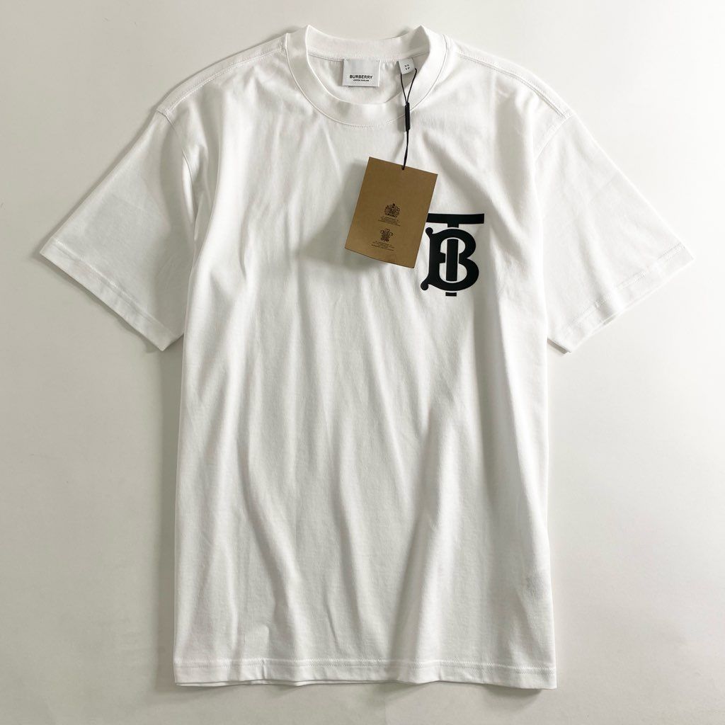 17c2 《未使用》 BURBERRY バーバリー EMERSON TB Tシャツ XS ホワイト 
