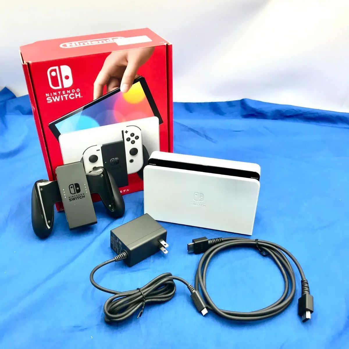 Nintendo Switch 有機ELモデル（本体・ジョイコン・ストラップ欠品 ）ホワイト HEG-S-KAAAA JT 0920ML024  0220240813100456 - メルカリ