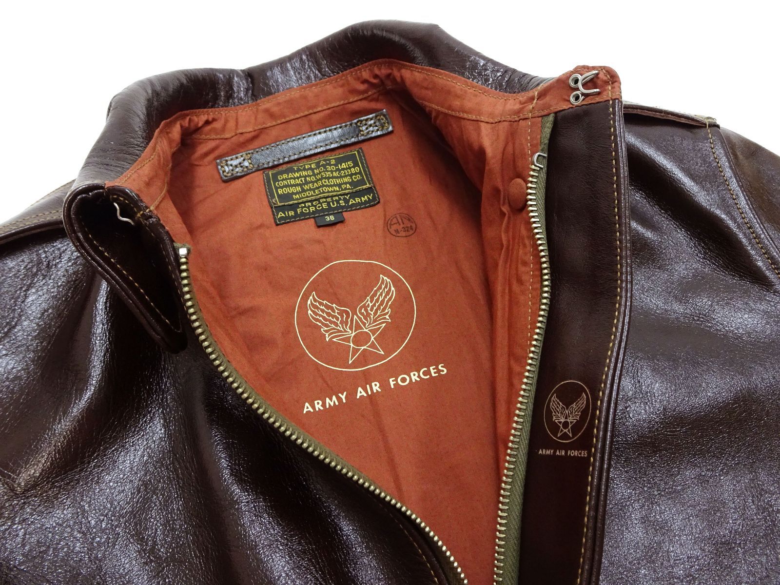 バズリクソンズ Buzz Rickson A-2 レザー (ホースハイド) フライト