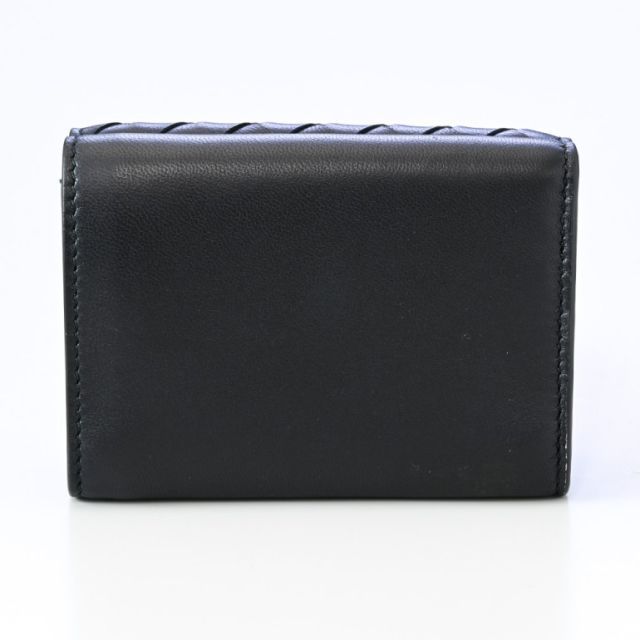 ボッテガヴェネタ 三つ折り財布 イントレチャート ブラック ぽぐば