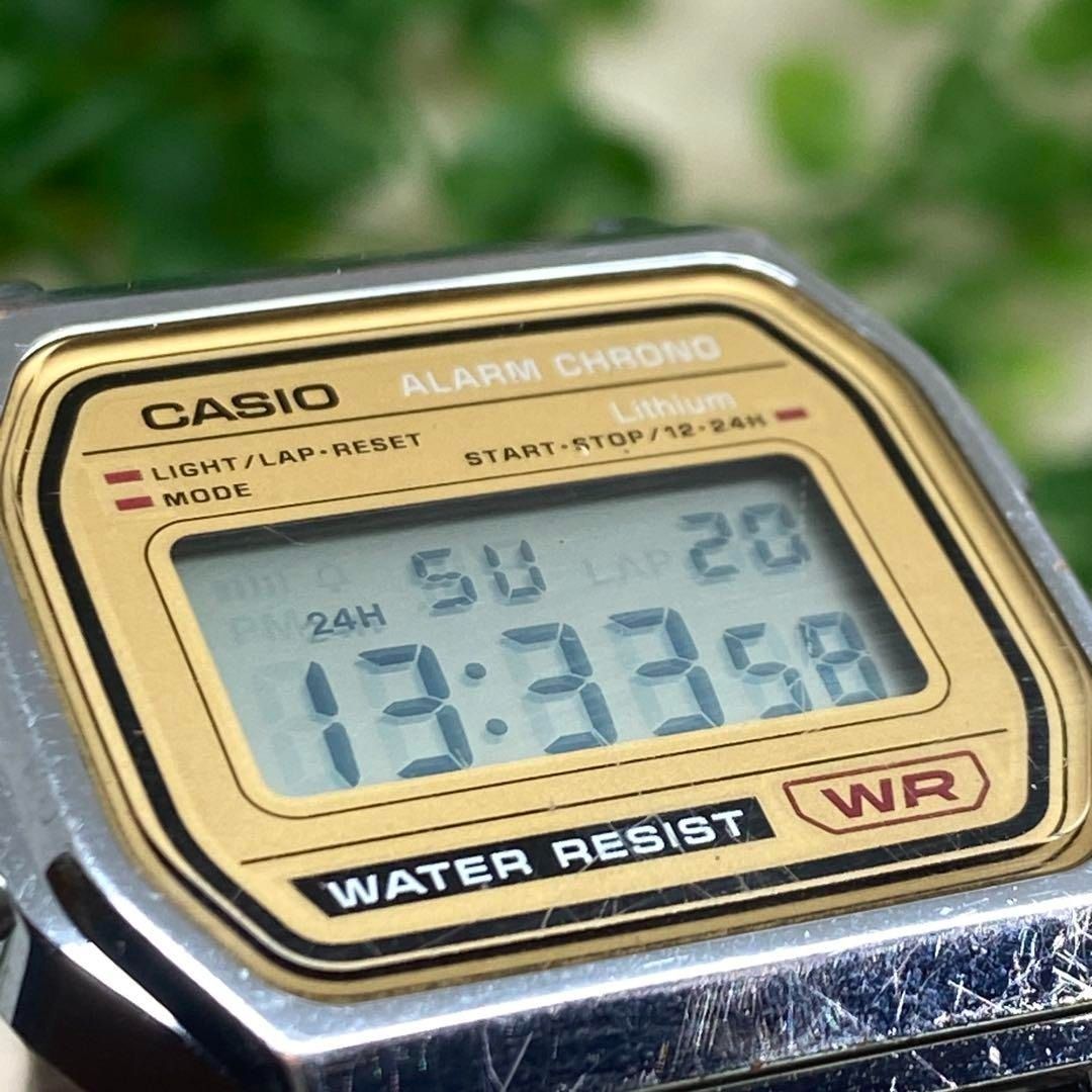 CASIO カシオ A158WE チープ ゴールド ユニセックス レディース メンズ
