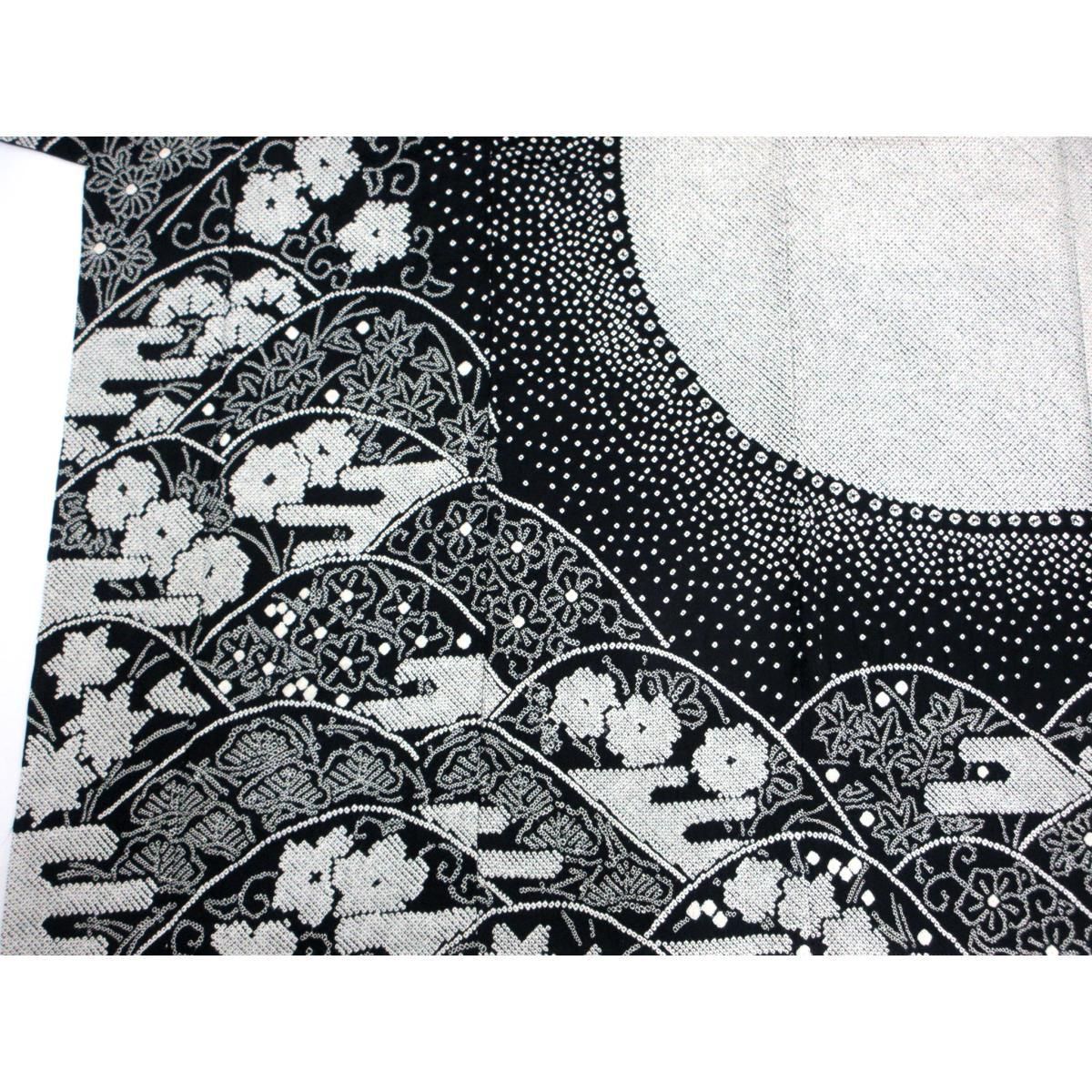 訪問着 総絞り 本疋田 身幅L寸 - メルカリ 