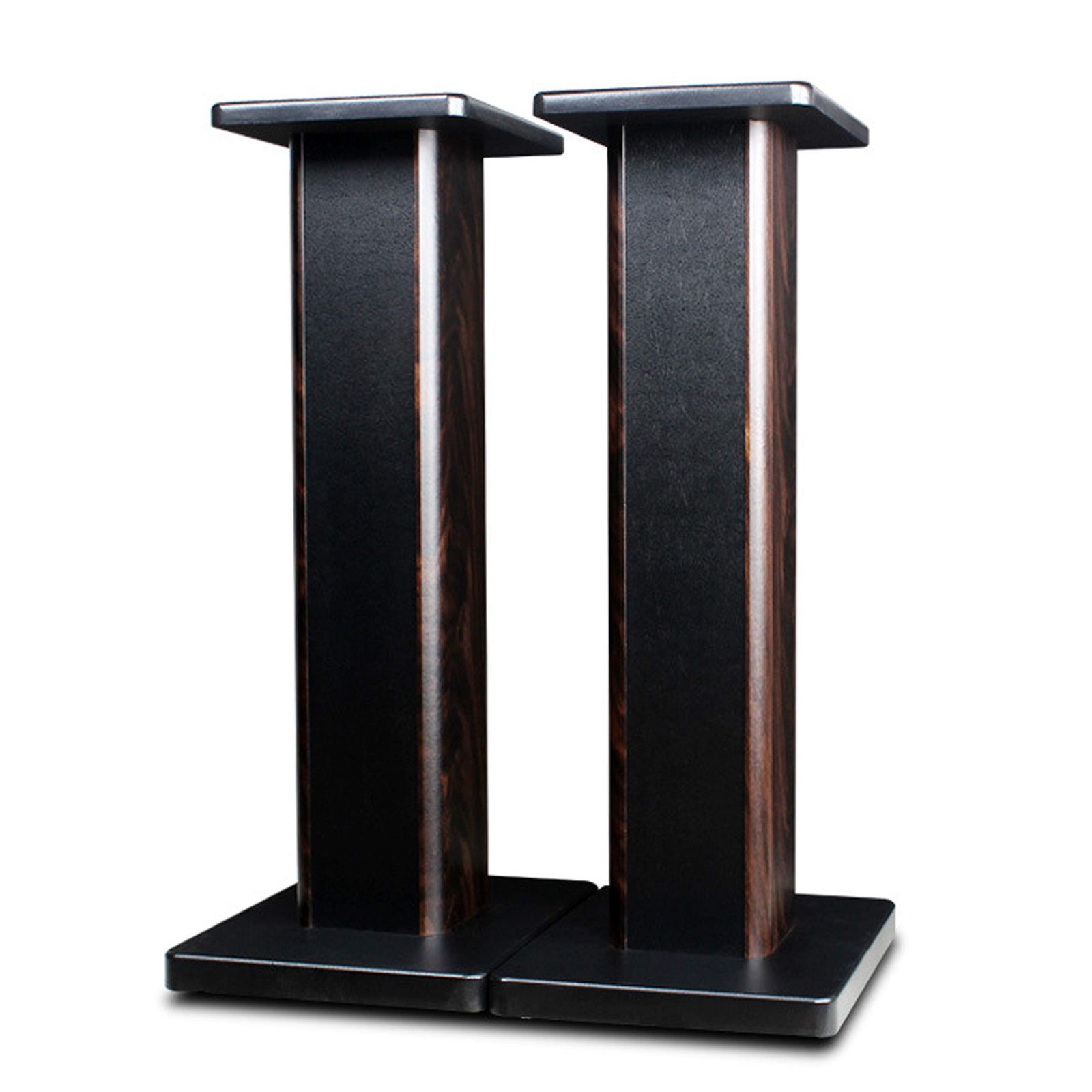 BQKOZFIN スピーカースタンド 高さ60cm スピーカー 台 木製 2台1組 天板18.5×23.5cm 耐荷重50kg