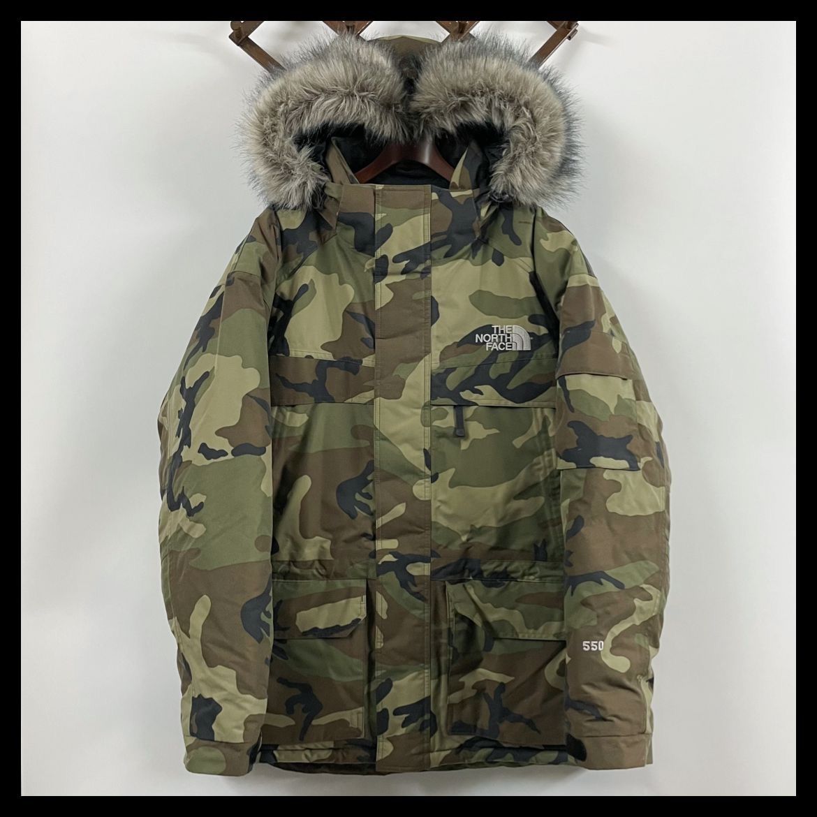 THE NORTH FACE ノースフェイス マクマードパーカ 迷彩 カモ 美品